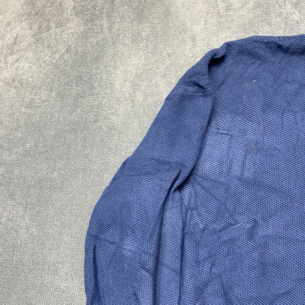 Banana Republic Sweater Men 2XL Blue Texture Knit Comfort Minimalist Casual Wear